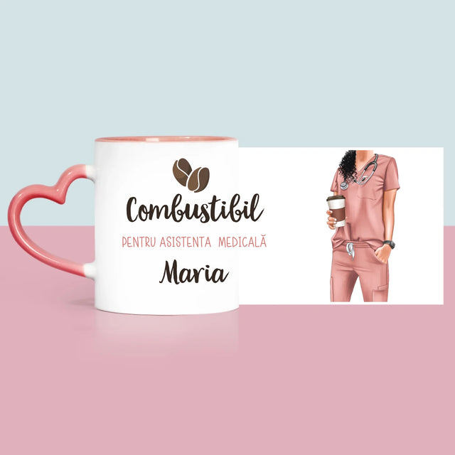 Creator De Personaj: Combustibil Pentru Asistenta Medicală - Cană