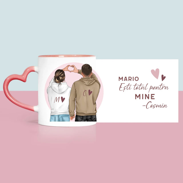 Creator De Personaj: Cuplu Inimă - Cană