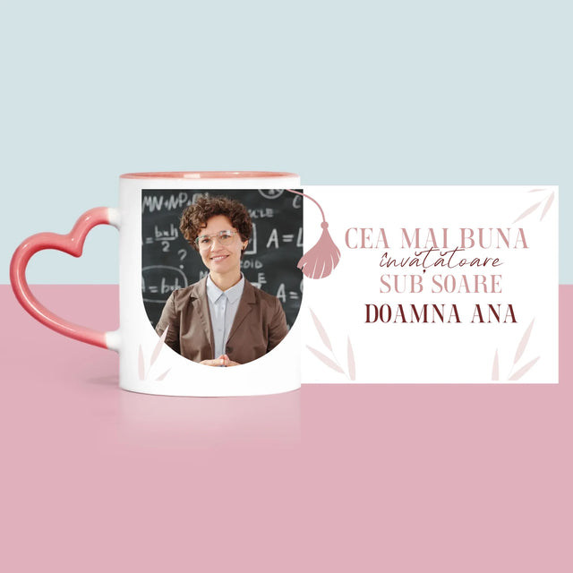 Fotografie Si Semnătură: Cea Mai Bună Învățătoare Sub Soare - Cană