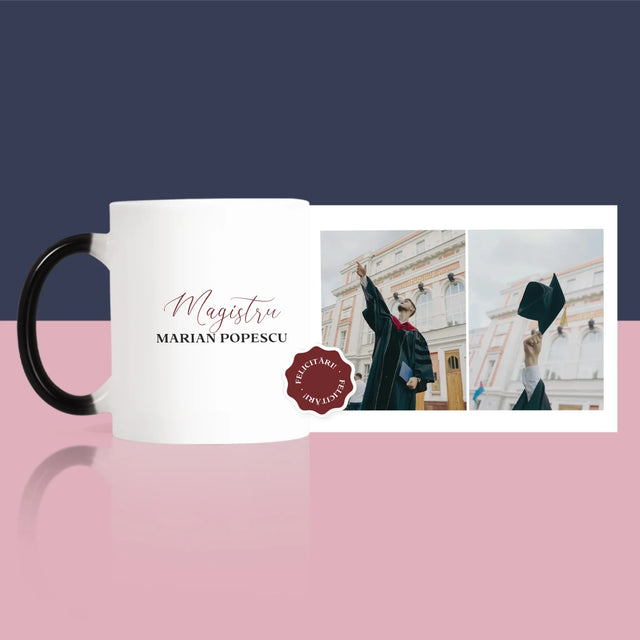 Colaj De Fotografii: Magistru - Cană