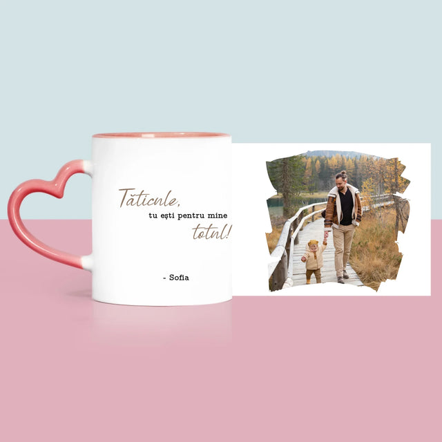 Fotografie Si Semnătură: Un Laur Pentru Tata - Cană