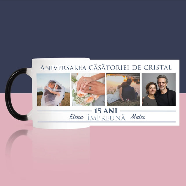 Colaj De Fotografii: 15 Ani Împreună - Cană