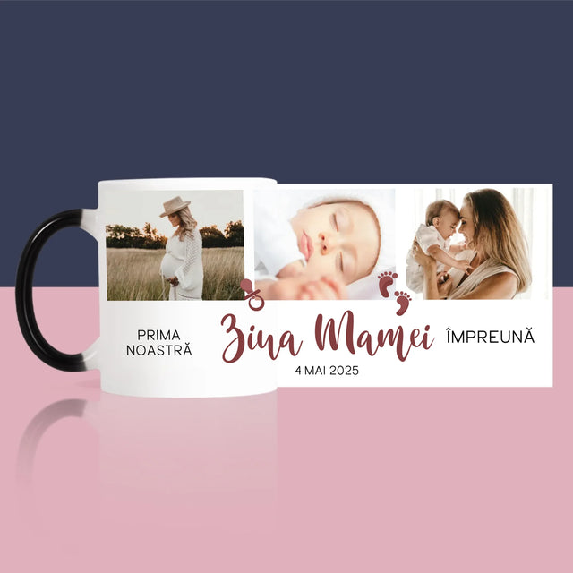 Colaj De Fotografii: Prima Noastră Zi A Mamei - Cană