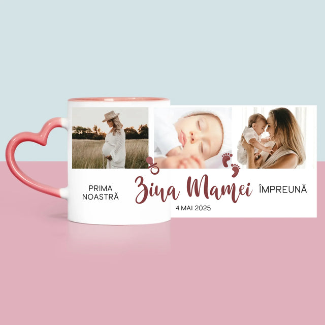 Colaj De Fotografii: Prima Noastră Zi A Mamei - Cană