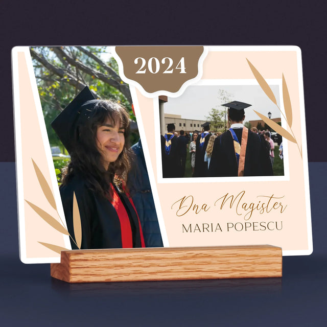 Colaj De Fotografii: Dna Magistră - Imprimare Pe Sticlă Acrilică (Horizontală)
