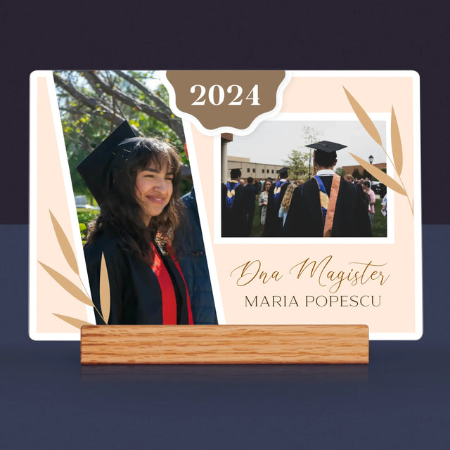 Colaj De Fotografii: Dna Magistră - Imprimare Pe Sticlă Acrilică (Horizontală)