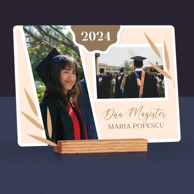 Colaj De Fotografii: Dna Magistră - Imprimare Pe Sticlă Acrilică (Horizontală)