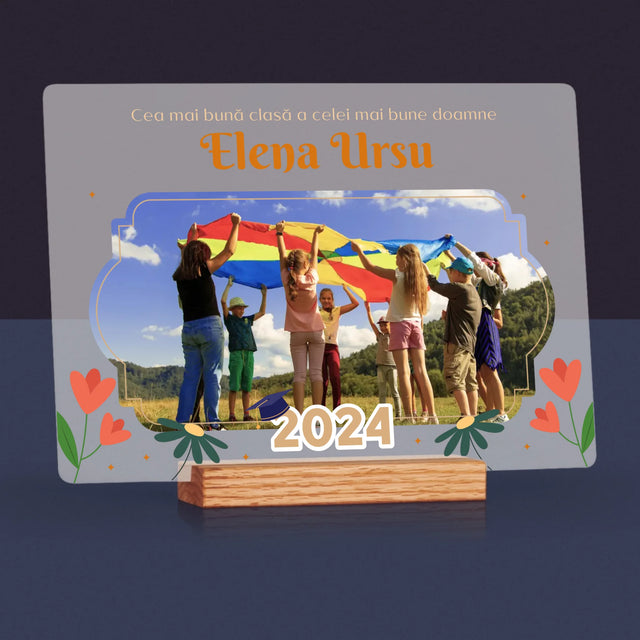 Fotografie Si Semnătură: Cea Mai Bună Clasă - Imprimare Pe Sticlă Acrilică (Horizontală)