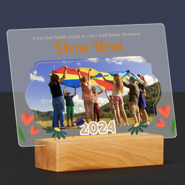 Fotografie Si Semnătură: Cea Mai Bună Clasă - Imprimare Pe Sticlă Acrilică (Horizontală)