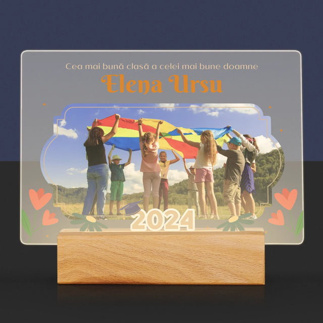 Fotografie Si Semnătură: Cea Mai Bună Clasă - Imprimare Pe Sticlă Acrilică (Horizontală)