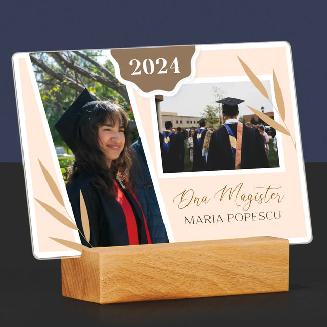 Colaj De Fotografii: Dna Magistră - Imprimare Pe Sticlă Acrilică (Horizontală)