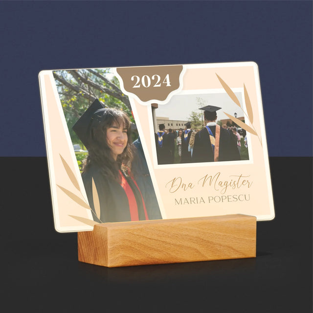 Colaj De Fotografii: Dna Magistră - Imprimare Pe Sticlă Acrilică (Horizontală)