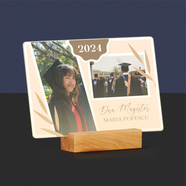 Colaj De Fotografii: Dna Magistră - Imprimare Pe Sticlă Acrilică (Horizontală)