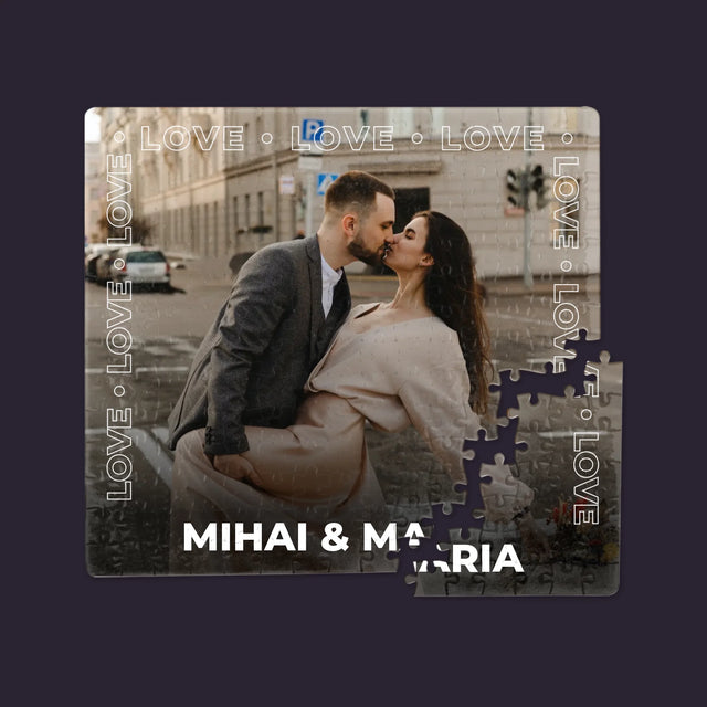 Fotografie Si Semnătură: Rama Love - Puzzle