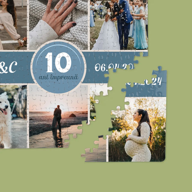 Colaj De Fotografii: Aniversare, Ani De Zile Împreună - Puzzle