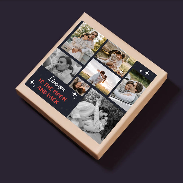 Colaj De Fotografii: To The Moon And Back - Puzzle