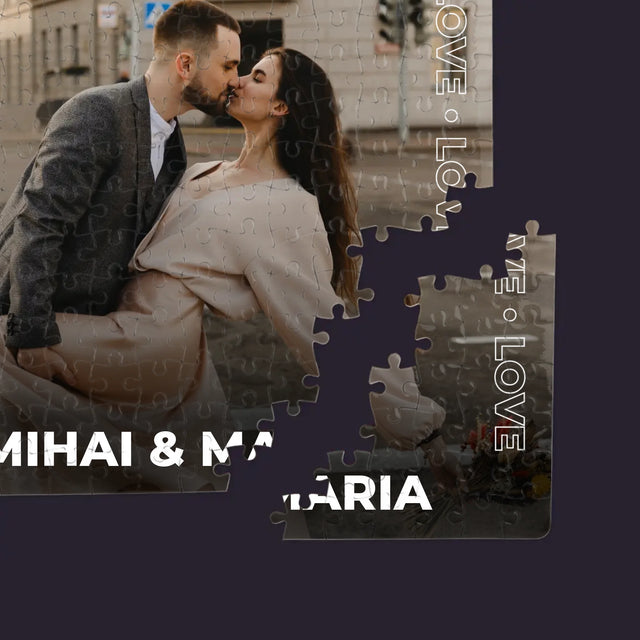 Fotografie Si Semnătură: Rama Love - Puzzle