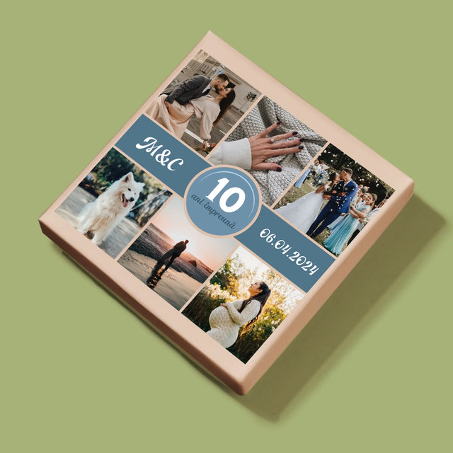 Colaj De Fotografii: Aniversare, Ani De Zile Împreună - Puzzle