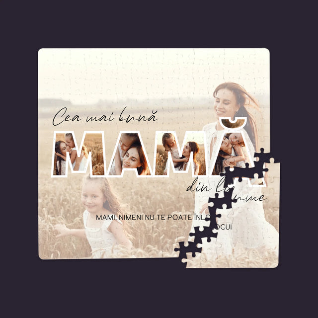 Cuvânt Din Fotografii: Cea Mai Bună Mamă Din Lume Fotografii - Puzzle