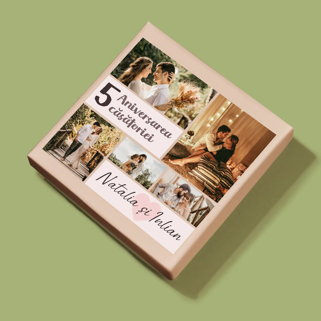 Colaj De Fotografii: A 5-A Aniversare A Nunții - Puzzle