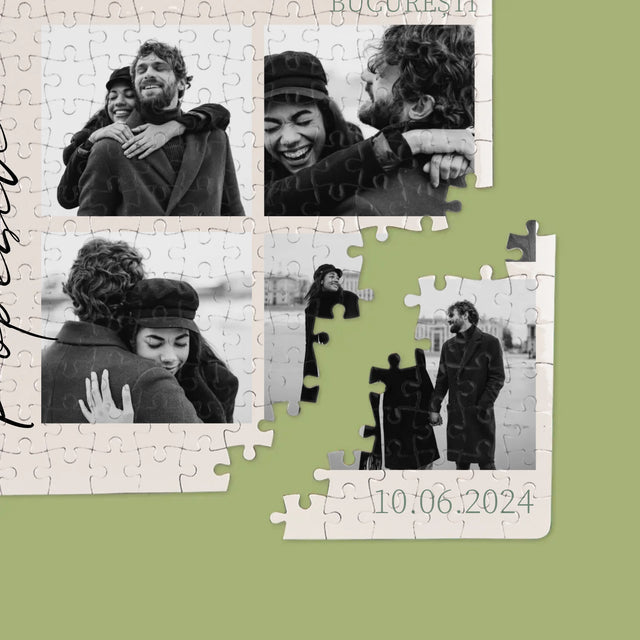 Colaj De Fotografii: Mr&Mrs Nunta - Puzzle