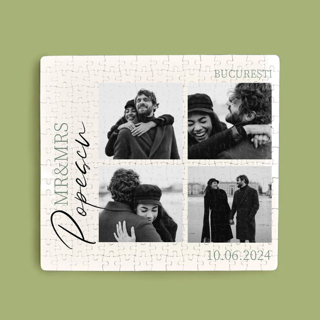 Colaj De Fotografii: Mr&Mrs Nunta - Puzzle