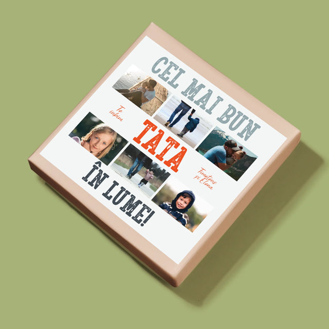 Colaj De Fotografii: Cel Mai Bun Tată Din Lume Fotografii - Puzzle