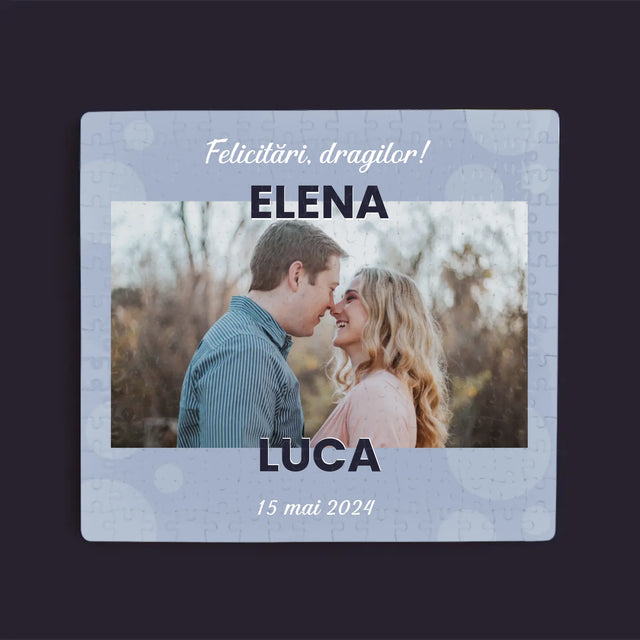 Fotografie Si Semnătură: Felicitări De Nuntă - Puzzle