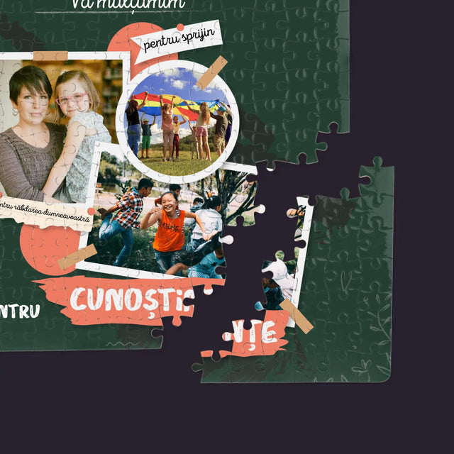 Colaj De Fotografii: Vă Mulțumim Pentru Cunoștințele Dumneavoastră - Puzzle