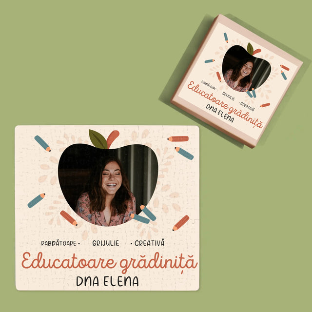 Fotografie Si Semnătură: Educatoare Grădiniță - Puzzle