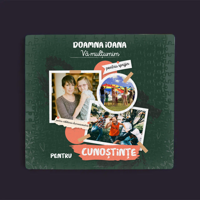Colaj De Fotografii: Vă Mulțumim Pentru Cunoștințele Dumneavoastră - Puzzle