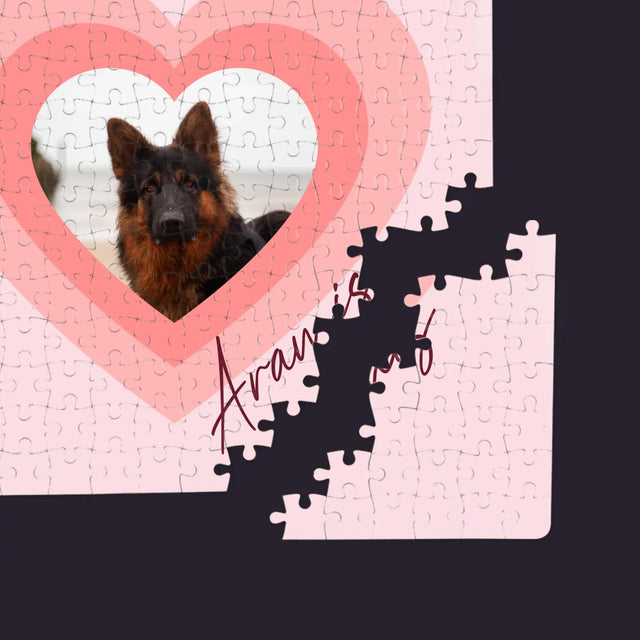 Fotografie Si Semnătură: Fotografia Cățelușului În Inimă - Puzzle