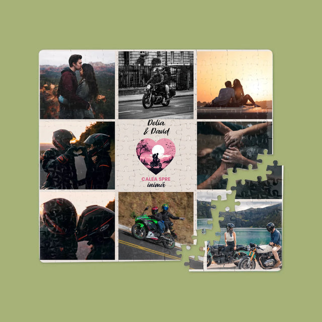 Colaj De Fotografii: Calea Spre Inimă - Puzzle