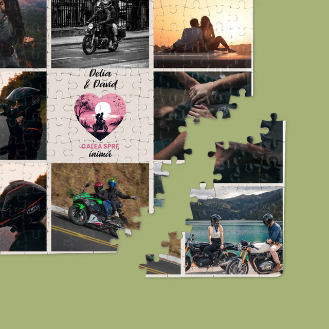 Colaj De Fotografii: Calea Spre Inimă - Puzzle
