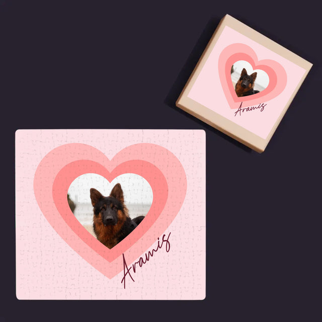 Fotografie Si Semnătură: Fotografia Cățelușului În Inimă - Puzzle