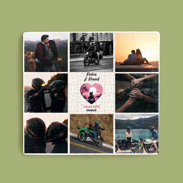 Colaj De Fotografii: Calea Spre Inimă - Puzzle