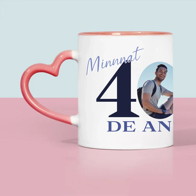 Fotografie Si Semnătură: Minunat La Vârsta De 40 De Ani - Cană