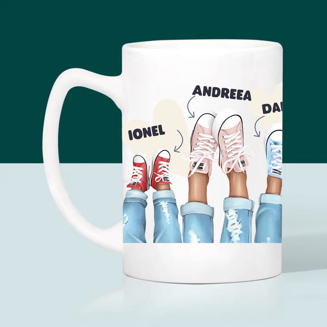 Creator De Personaj: Familia Teniși - Cană