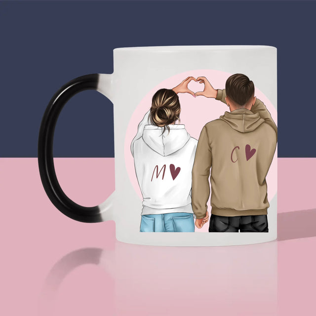 Creator De Personaj: Cuplu Inimă - Cană