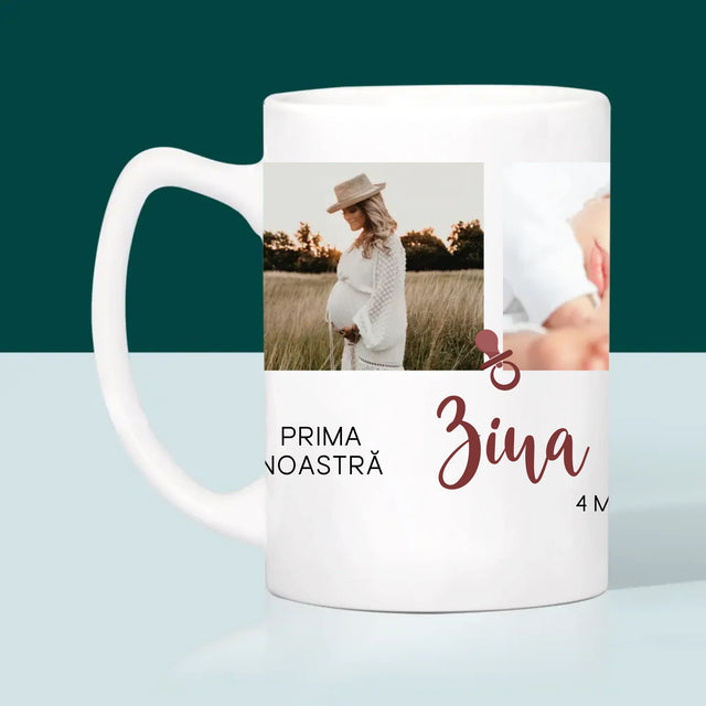 Colaj De Fotografii: Prima Noastră Zi A Mamei - Cană