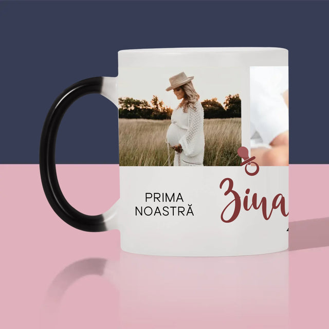 Colaj De Fotografii: Prima Noastră Zi A Mamei - Cană