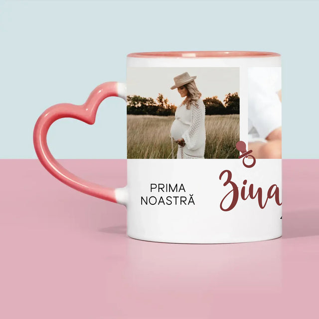 Colaj De Fotografii: Prima Noastră Zi A Mamei - Cană