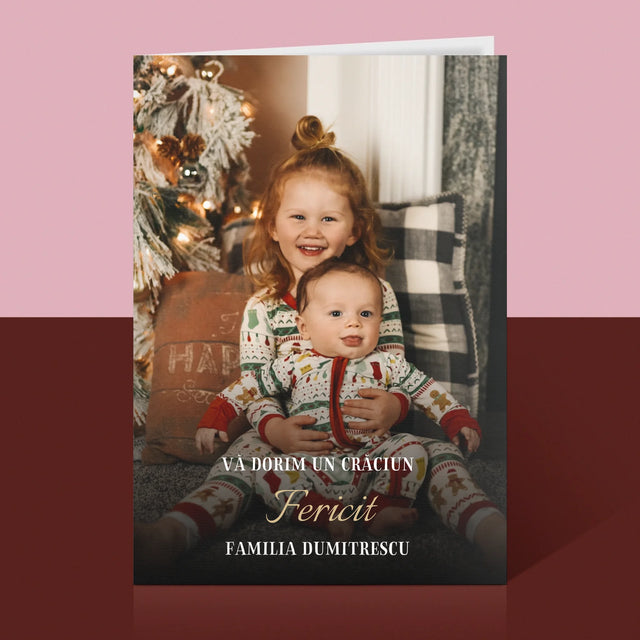 Fotografie Si Semnătură: Sărbători Frumoase - Card Cu Felicitări
