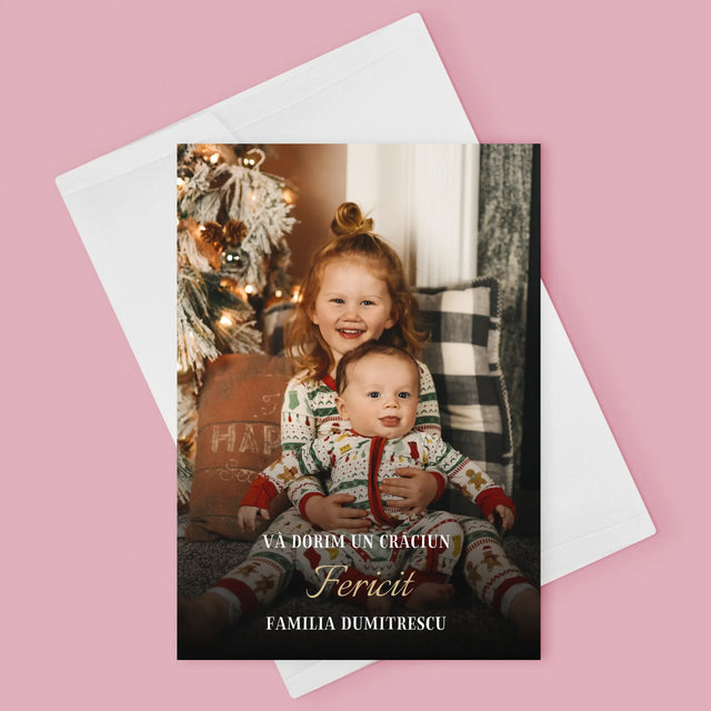 Fotografie Si Semnătură: Sărbători Frumoase - Card Cu Felicitări