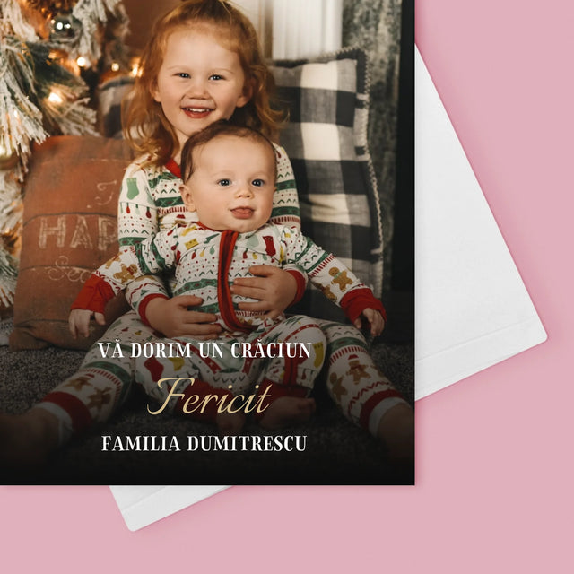 Fotografie Si Semnătură: Sărbători Frumoase - Card Cu Felicitări