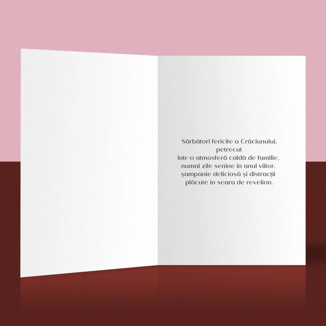 Fotografie Si Semnătură: Decorațiune De Crăciun - Card Cu Felicitări