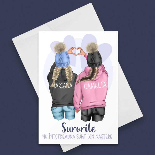 Creator De Personaj: Prietene Iarna - Card Cu Felicitări