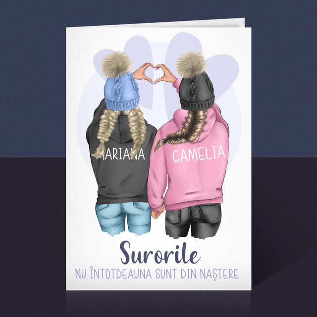 Creator De Personaj: Prietene Iarna - Card Cu Felicitări