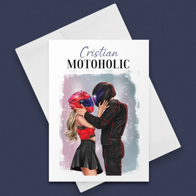 Creator De Personaj: Motoholic - Card Cu Felicitări