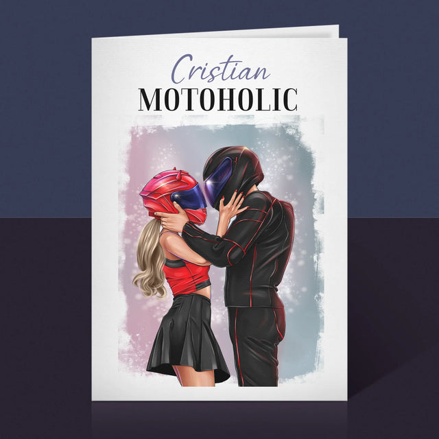 Creator De Personaj: Motoholic - Card Cu Felicitări